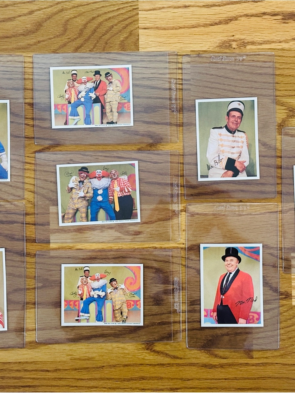 Bozo the Clown Cooky MR. Ned & group Photo 3x4 WGN BOZO'S Circus Show lot